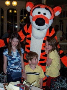 You just can't help hugging Tigger!