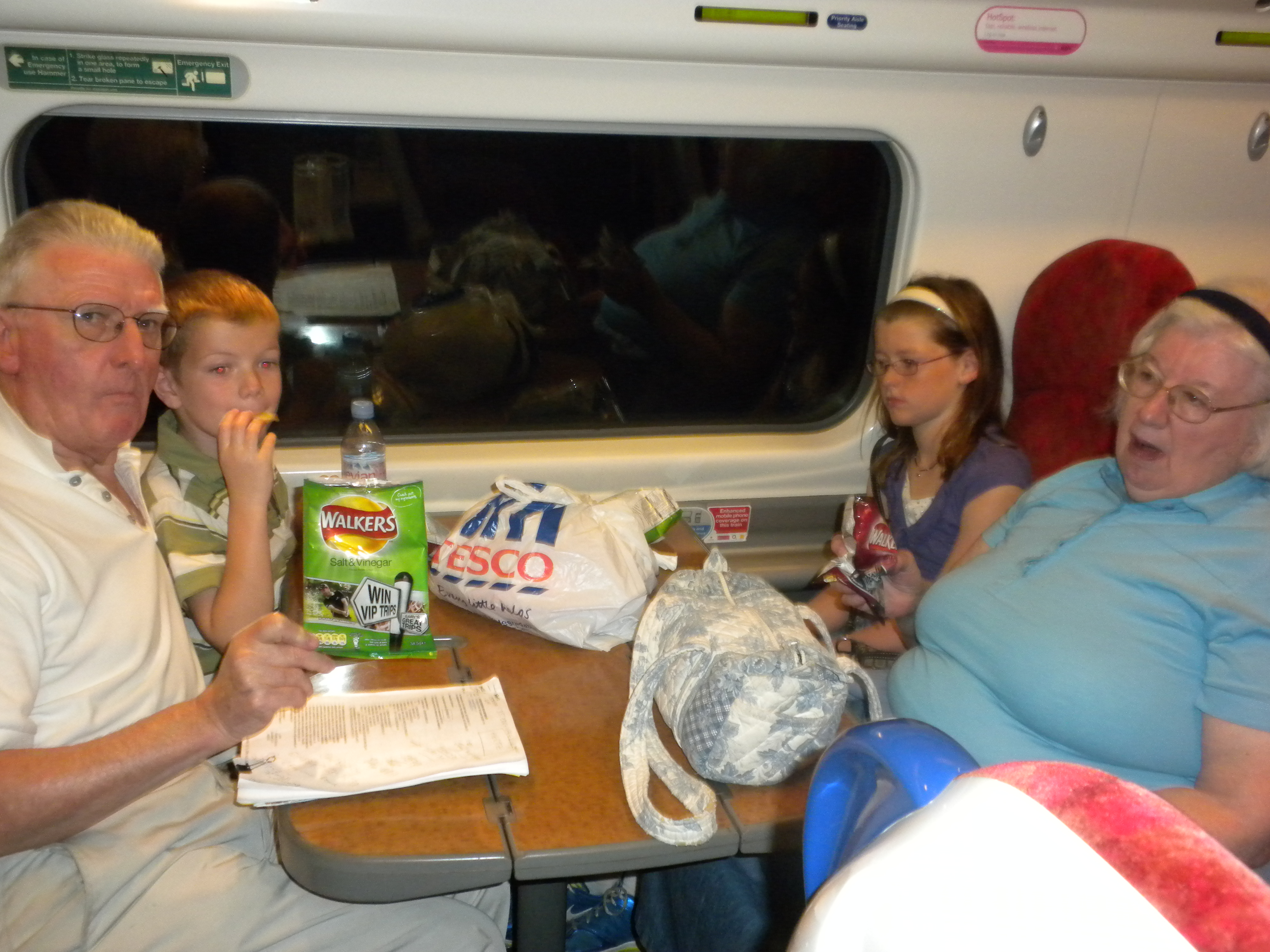 Train Travel on England Trip with Grandparents, Parents, Adults, Children, Kids, Tweens, Preteens, and Teens